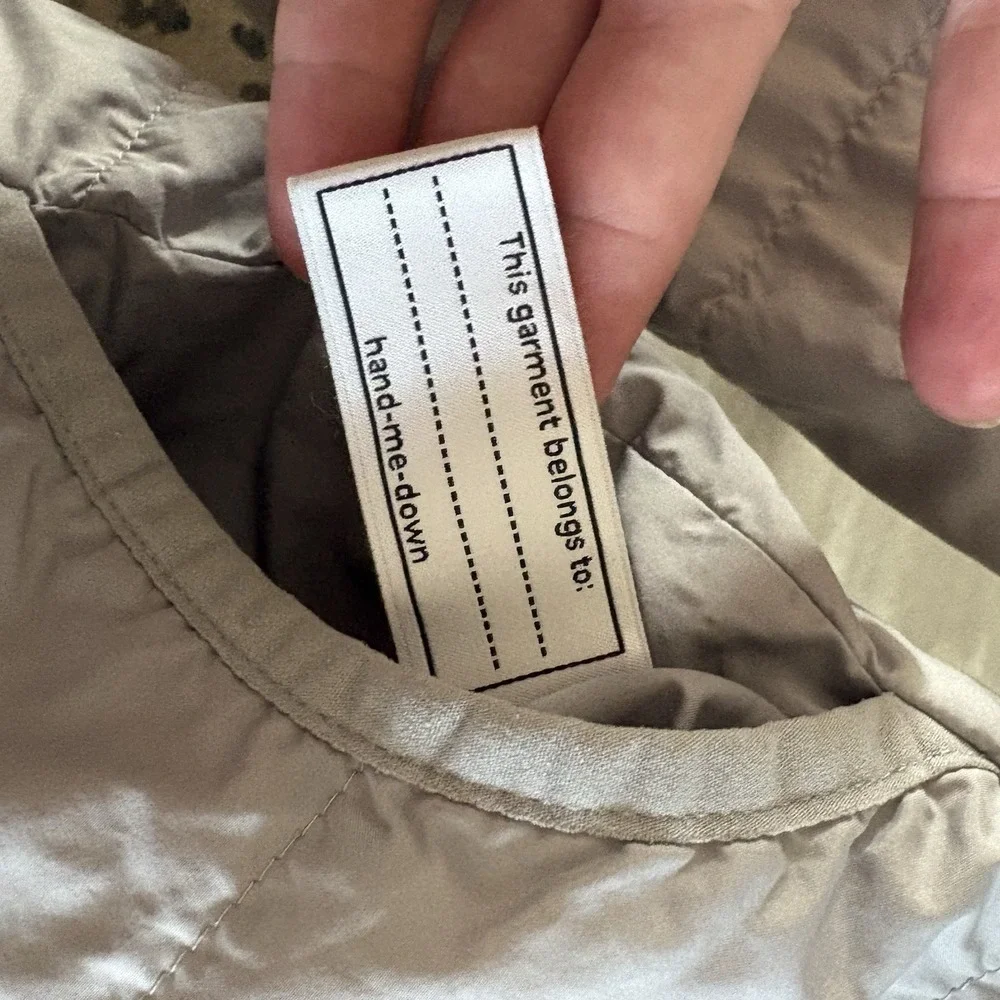 Patagonia Ready Freddy 2in1 Reversible Hooded Gray‎ Cream Fleece Jacket SzS